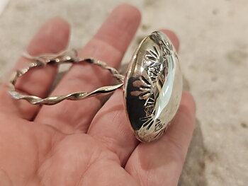Rattle, sterling silver 925