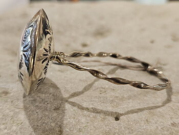 Rattle, sterling silver 925