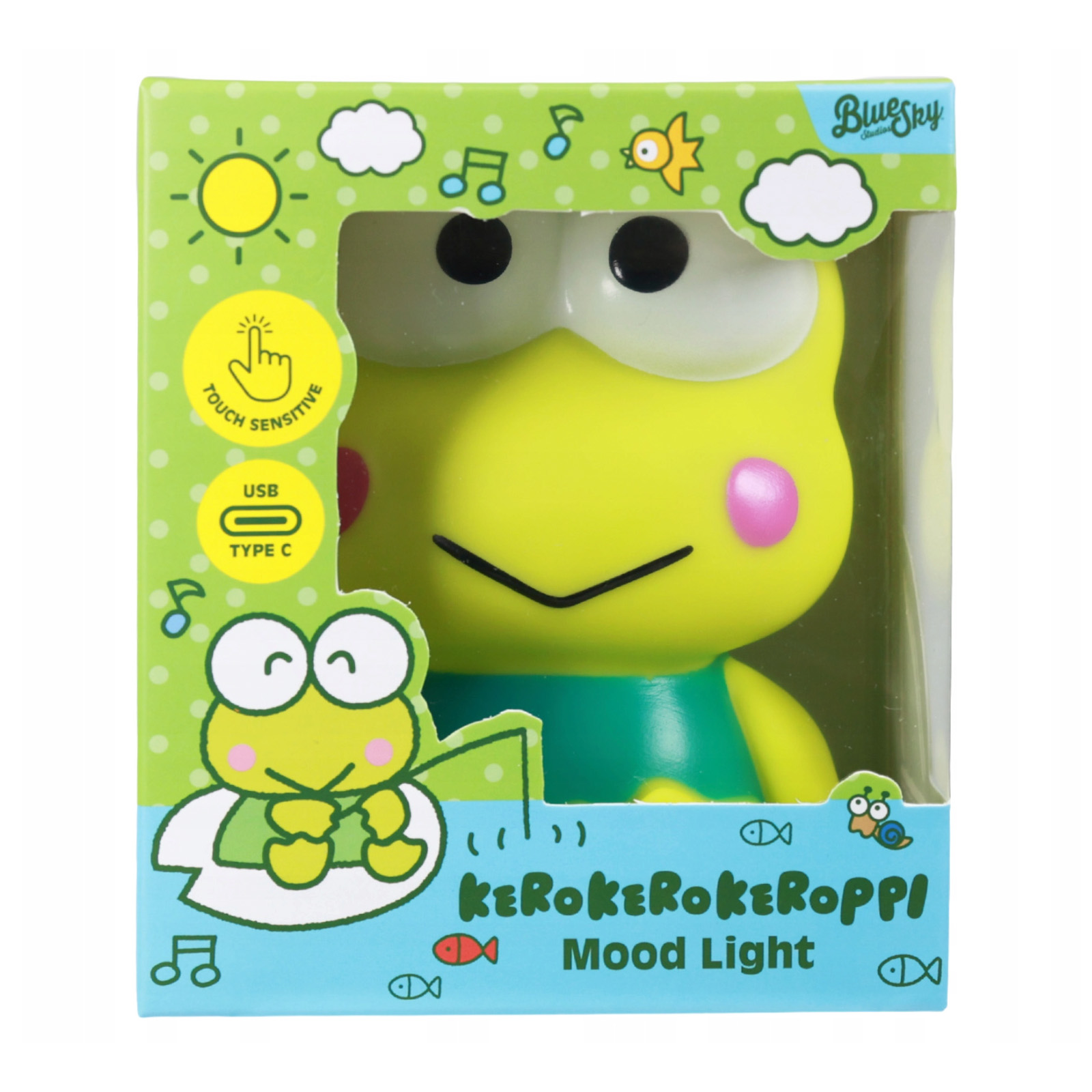 Keroppi Mood Light - USB - Touch Sensitive 16 cm Lampa - 3