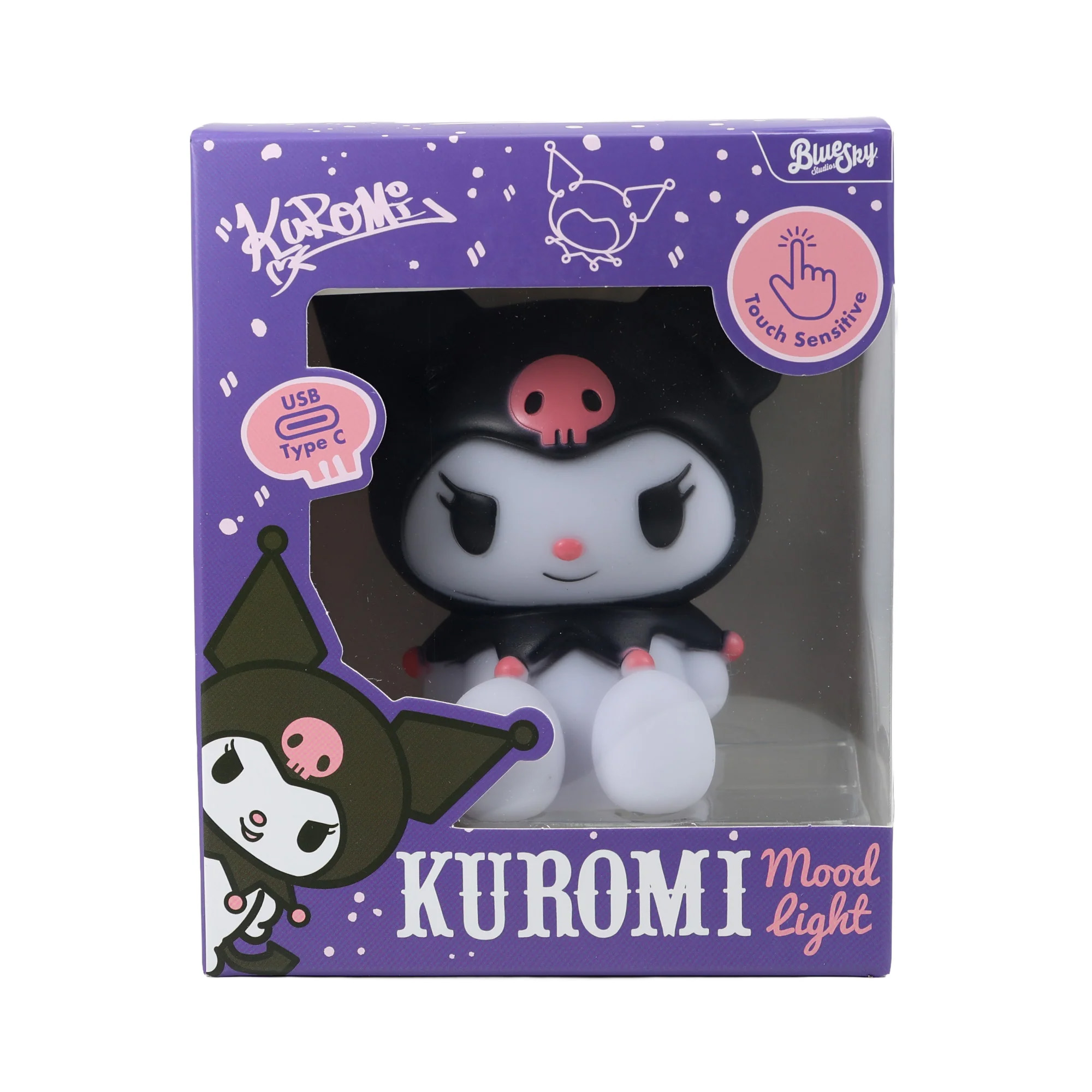 Kuromi Mood Light - USB - Touch Sensitive 14 cm Lampa - 4