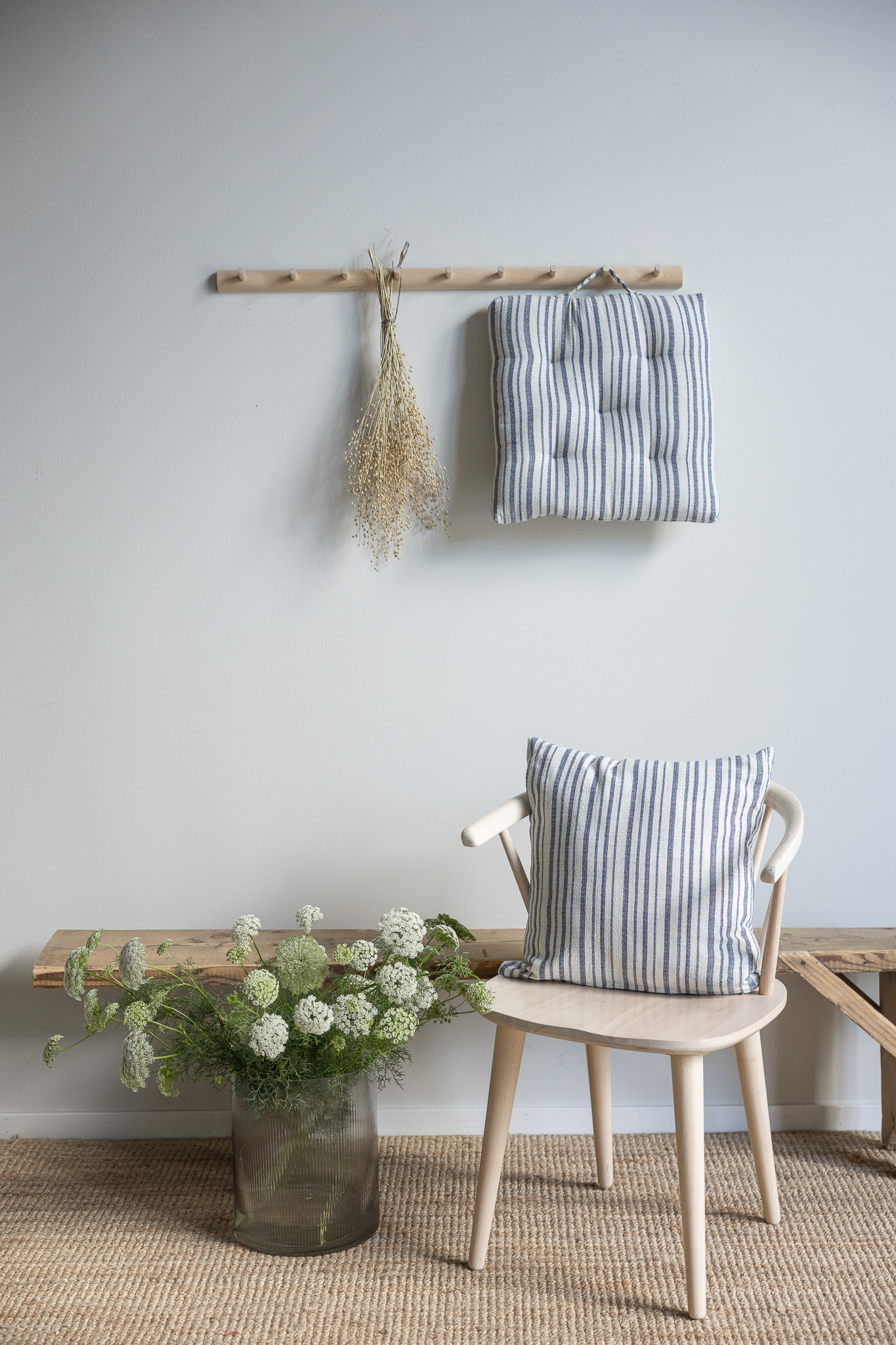 Karlelund - Blue cushion cover - 45 x 45 cm - 3