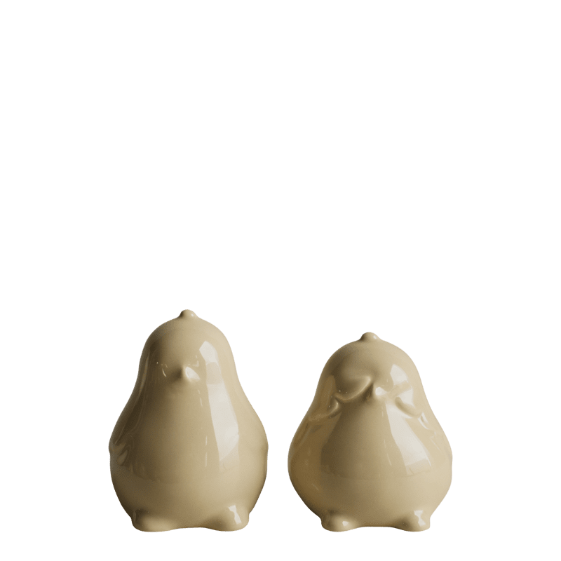 Chubby Chicken Easter decoration 2-pack Shiny yellow - DBKD - 7