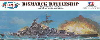 Bismarck 'German battleship' 1/600