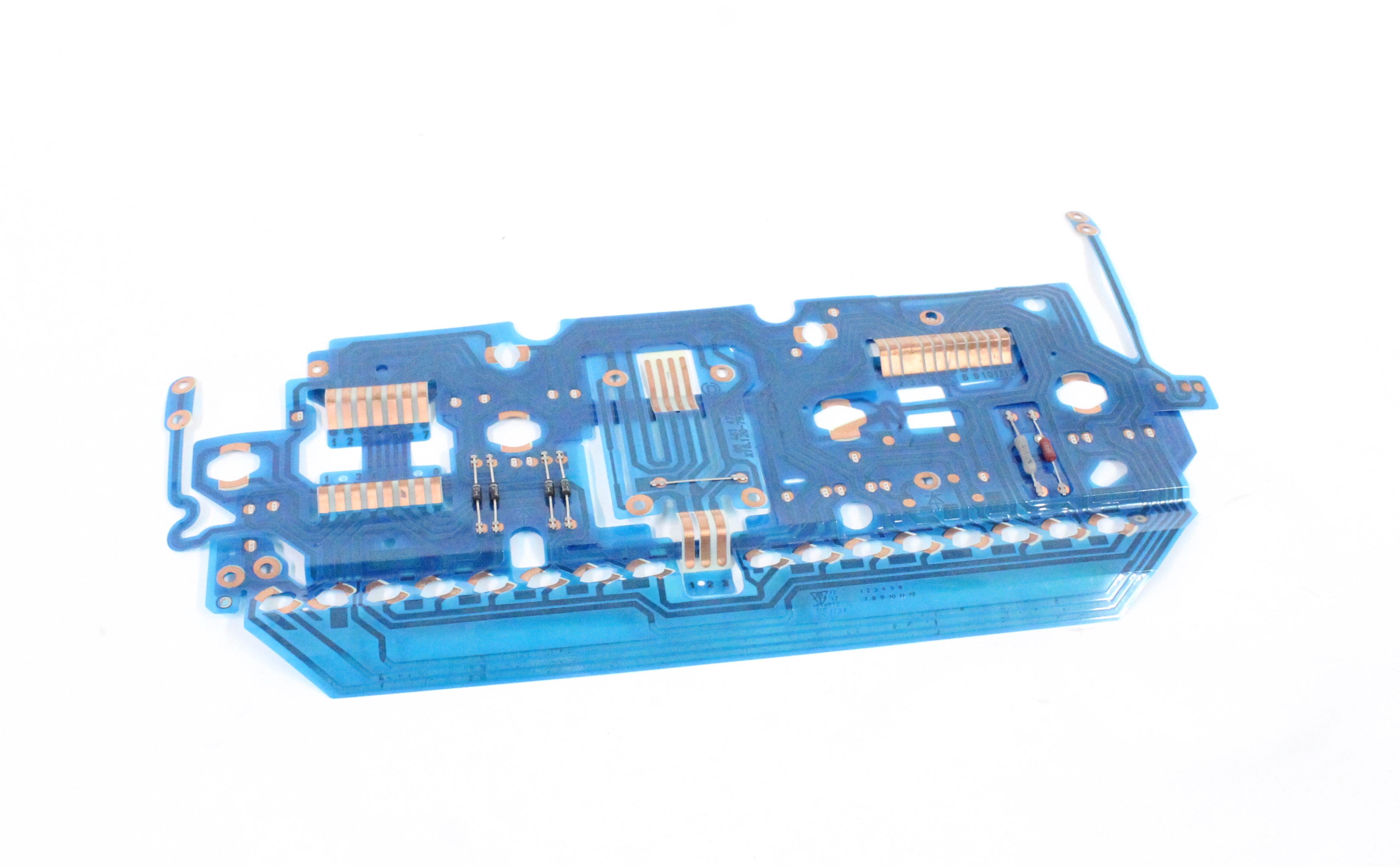 Wiring plate, instrumentation 740/760 1985 VDO
