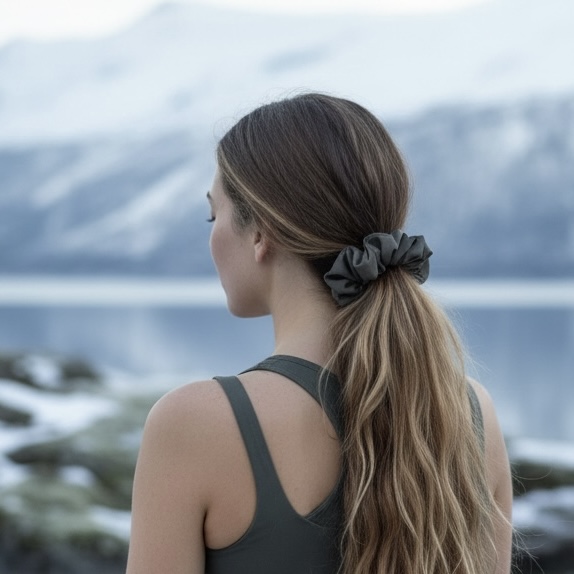 Crystal Scrunchie Moss - 4