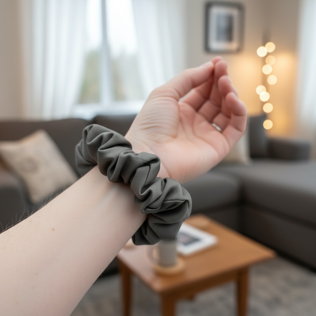 Crystal Scrunchie Moss - 3