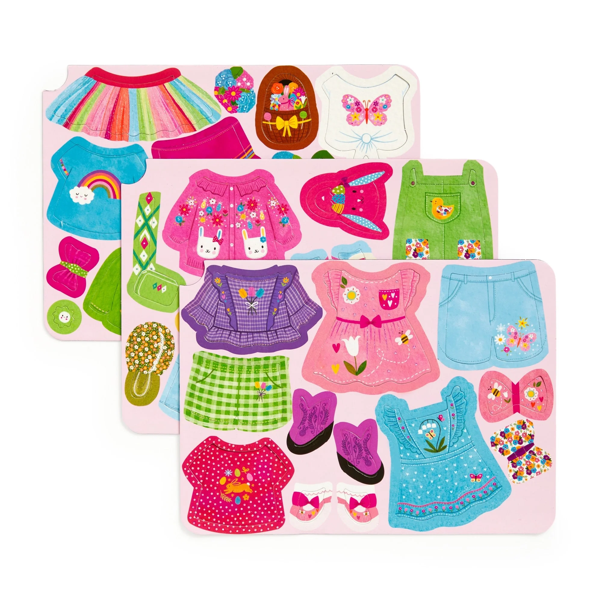 Garden Bunnies Magnetic Dress-up - 8