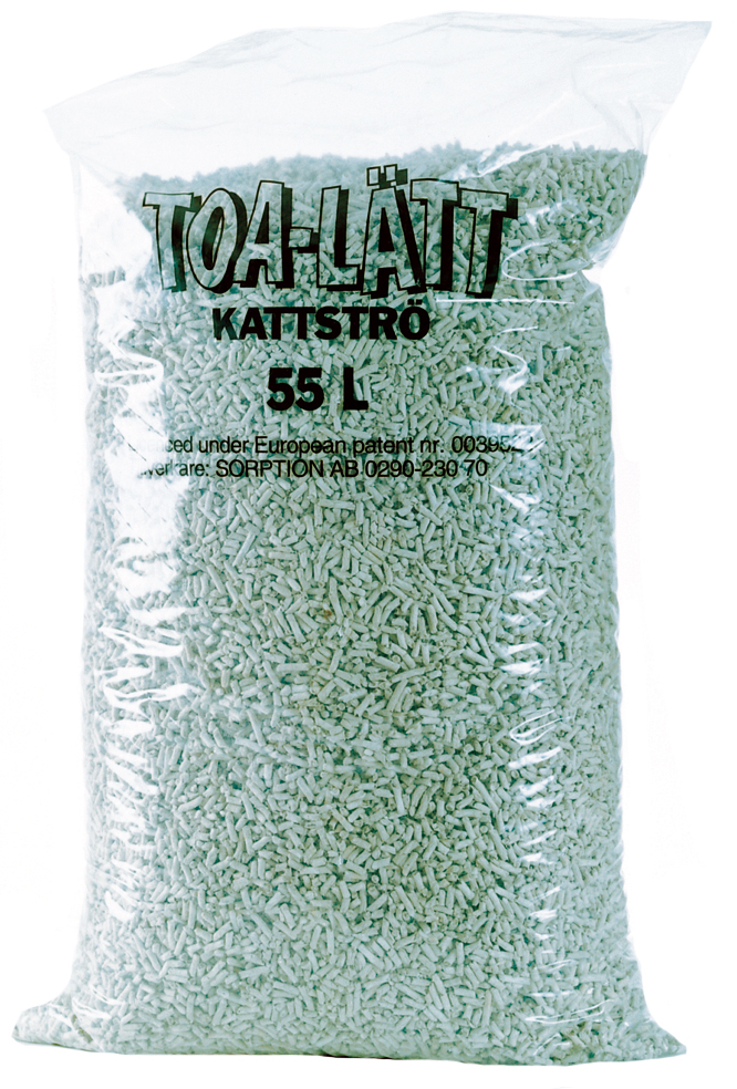 Toa-Lätt - Pappersströ 55L