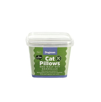 Dogman - Cat Pillows Anti-hårboll 75g x 6st