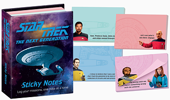 Star Trek :  The Next Generation Sticky Note Book  