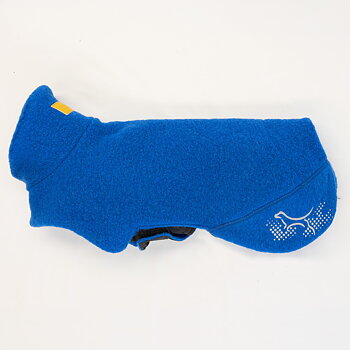 Warmwool Double – our warmest wool dog coat (Blue)