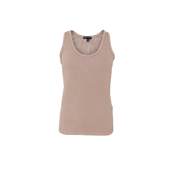 BCFAYE Lurex Top Golden Taupe