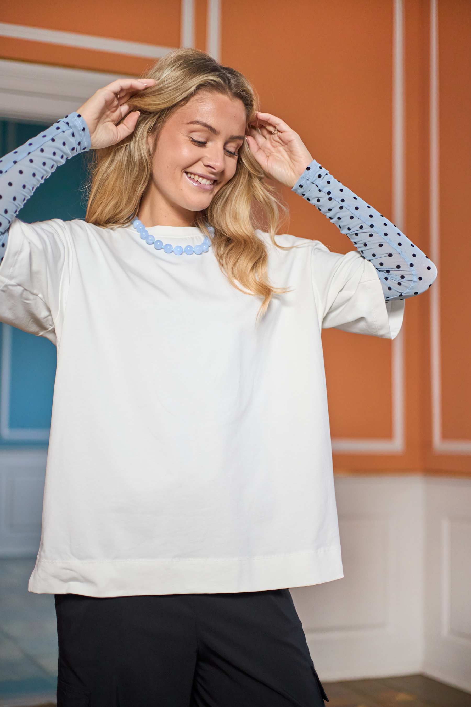 BCMAY big tee Off White - 3