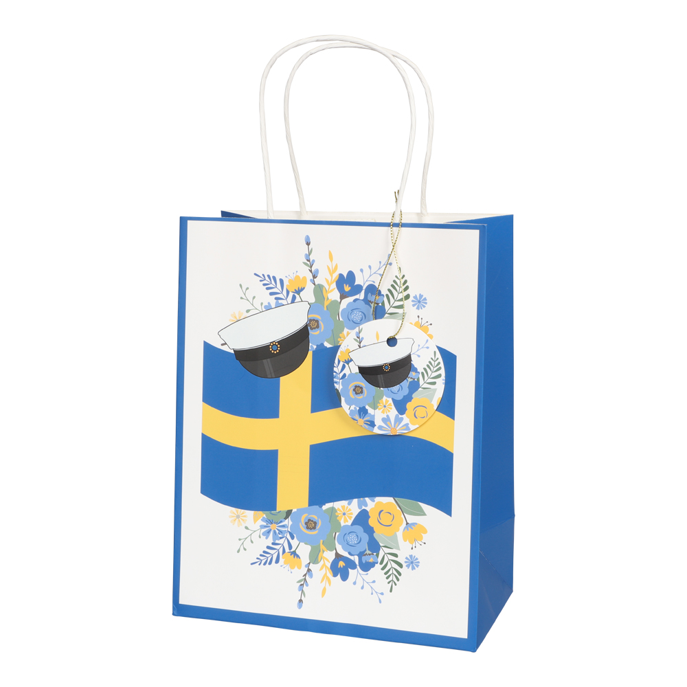 Presentpåse - Student - Sverigeflagga