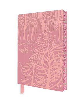 Artisan Art Notebook : Annie Soudain Rising Mist - Skrivbok med skinnkänsla, strukturmönster och läsband linjerad A5