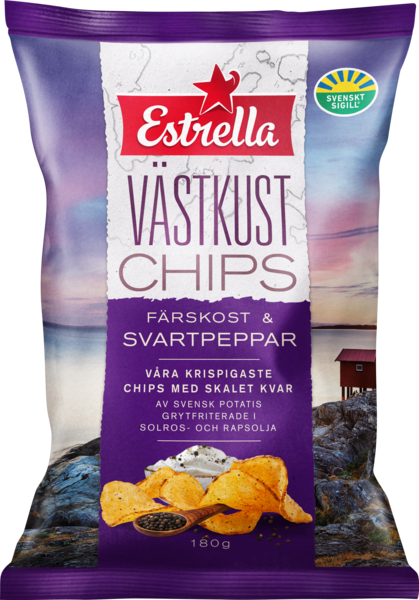 Estrella Västkust Färskost 180g 10st