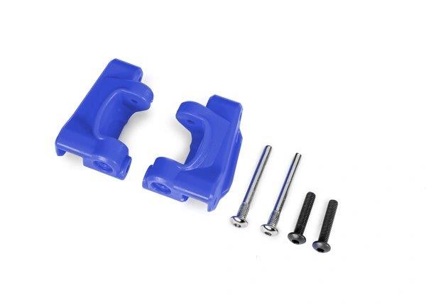 Traxxas Casterblock EHD Blå (Par) (för Uppgraderingskit #9182) Bandit