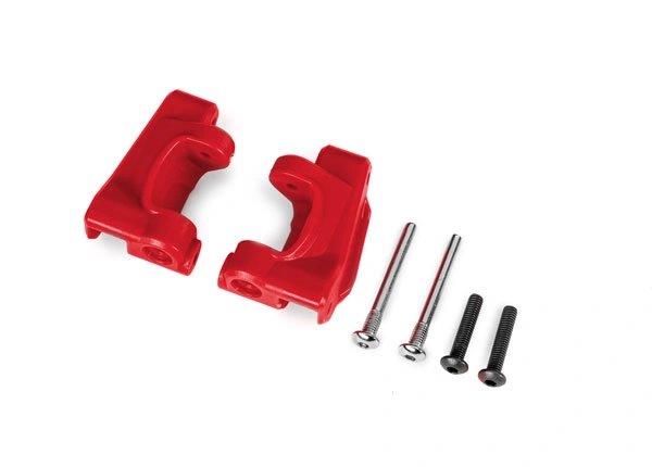 Traxxas Casterblock EHD Röd (Par) (för Uppgraderingskit #9182) Bandit
