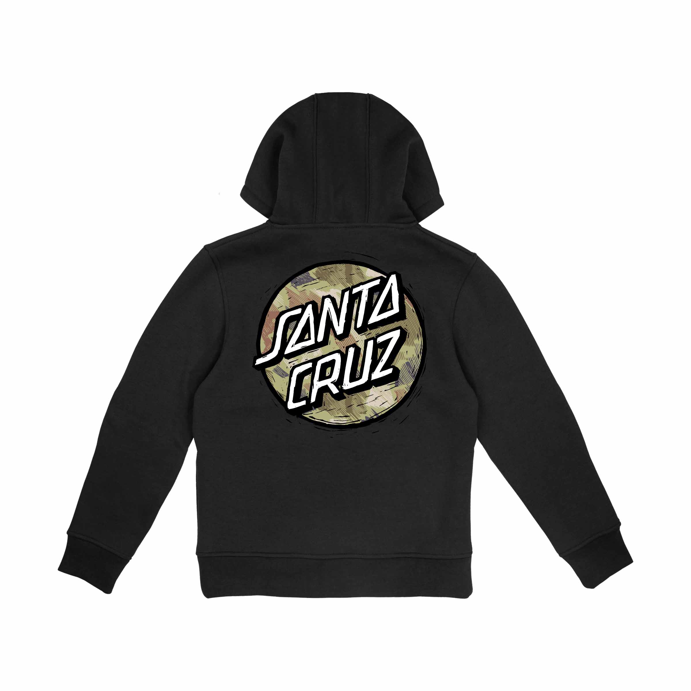 Santa Cruz hoodie jr Stamped Opus Camo black - 2