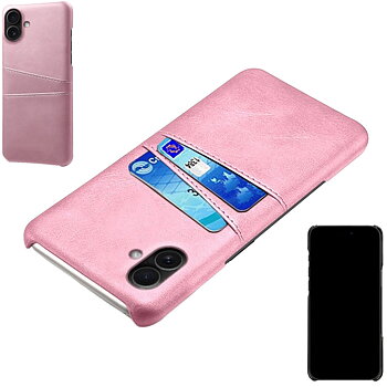 1SWEDEN skal korthållare för iPhone 17 - mobilskal rosa