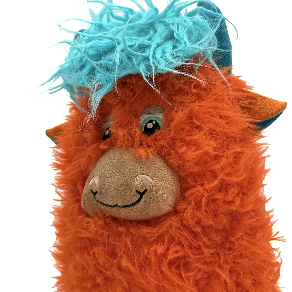 KONG Comfort Jumbo Highland Cow hundleksak