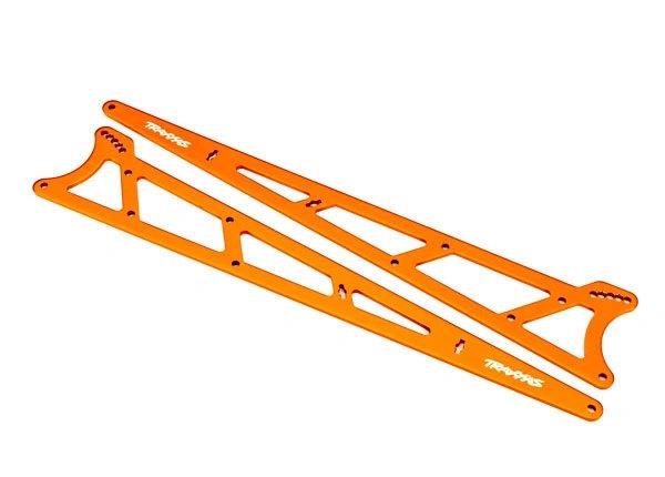 Traxxas Sidoplattor Wheelie Bar Alu Orange Drag Slash