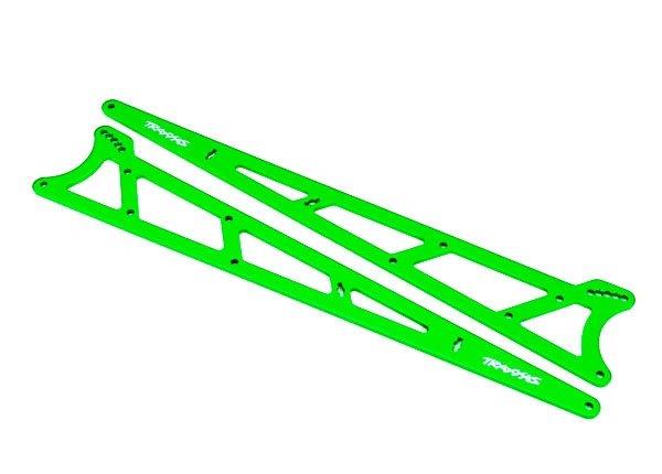 Traxxas Sidoplattor Wheelie Bar Alu Grön Drag Slash