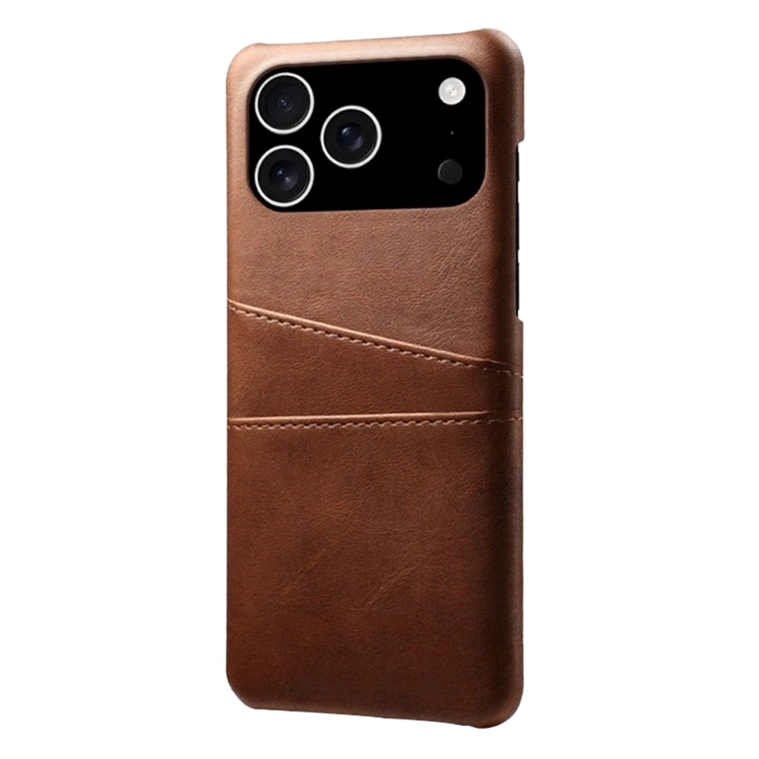 1SWEDEN skal korthållare för iPhone 17 Pro - mobilskal brun - 4