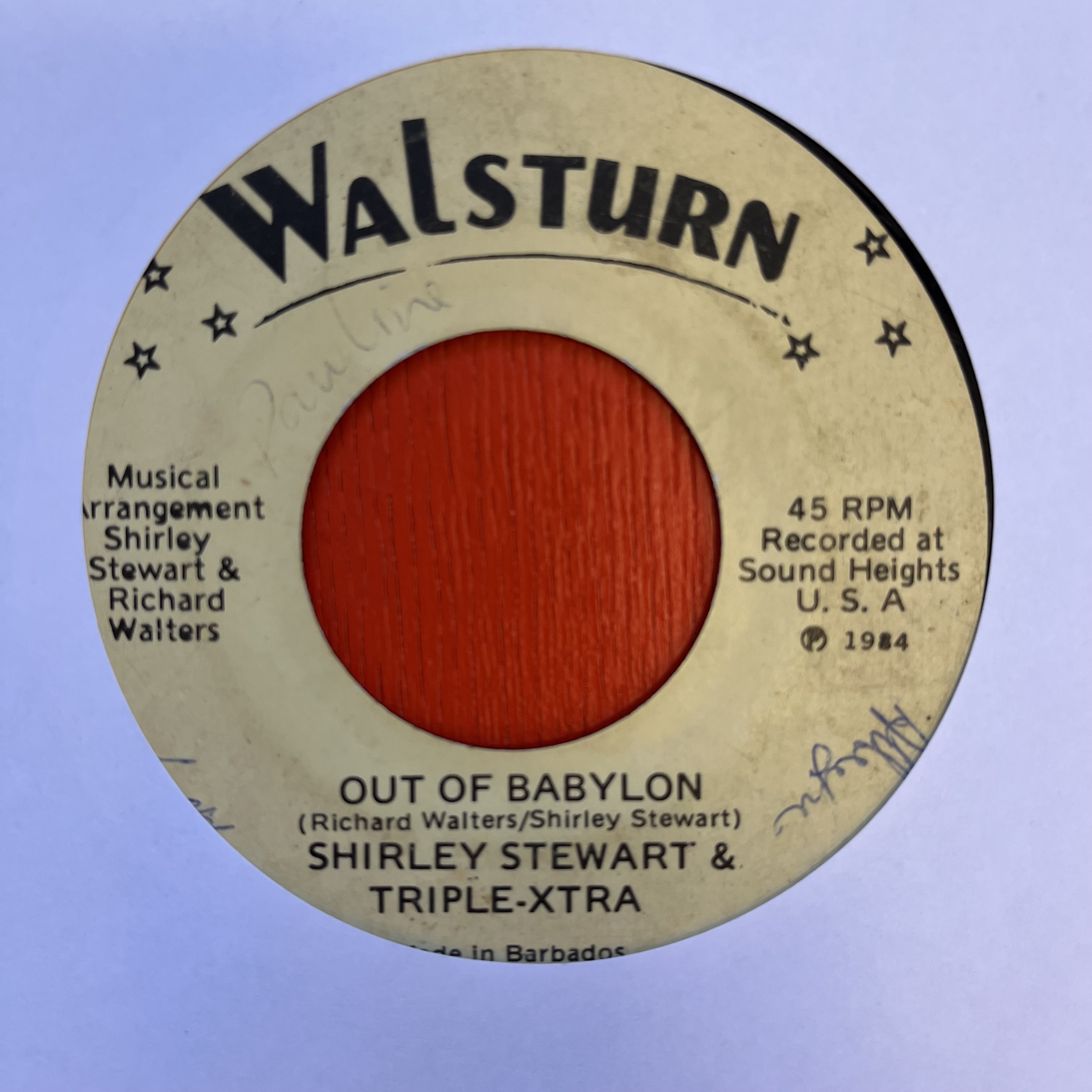 Shirley Stewart & Triple-Xtra – Out Of Babylon/Walk Away From Love