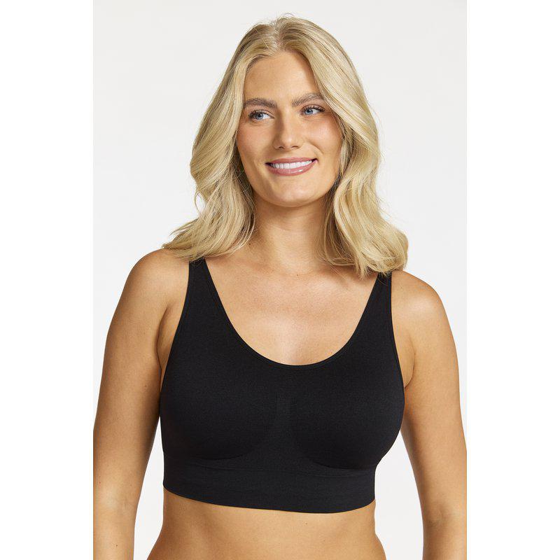 Damella 37866-000 Bra without under wire Zoe Black - 3