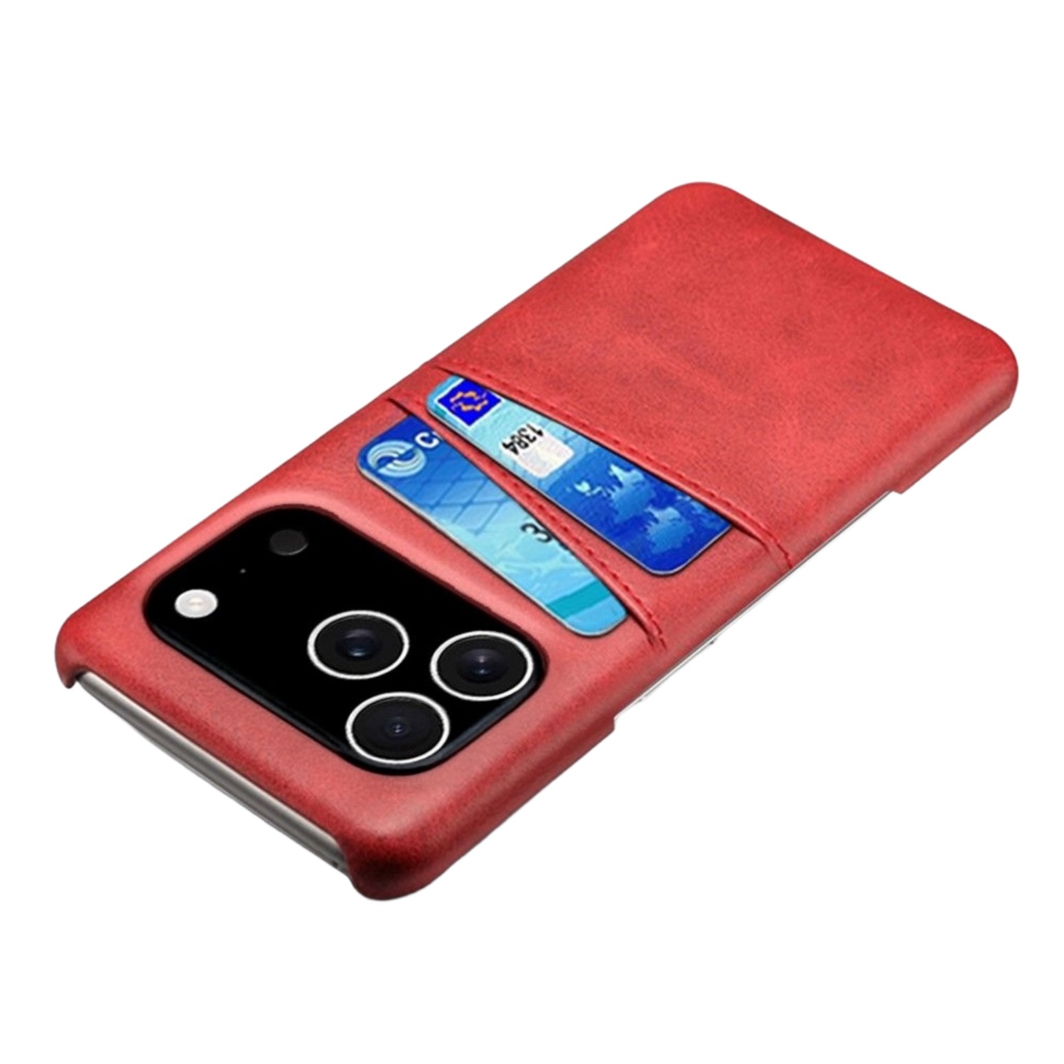 1SWEDEN skal korthållare för iPhone 17 Pro Max - mobilskal röd - 3