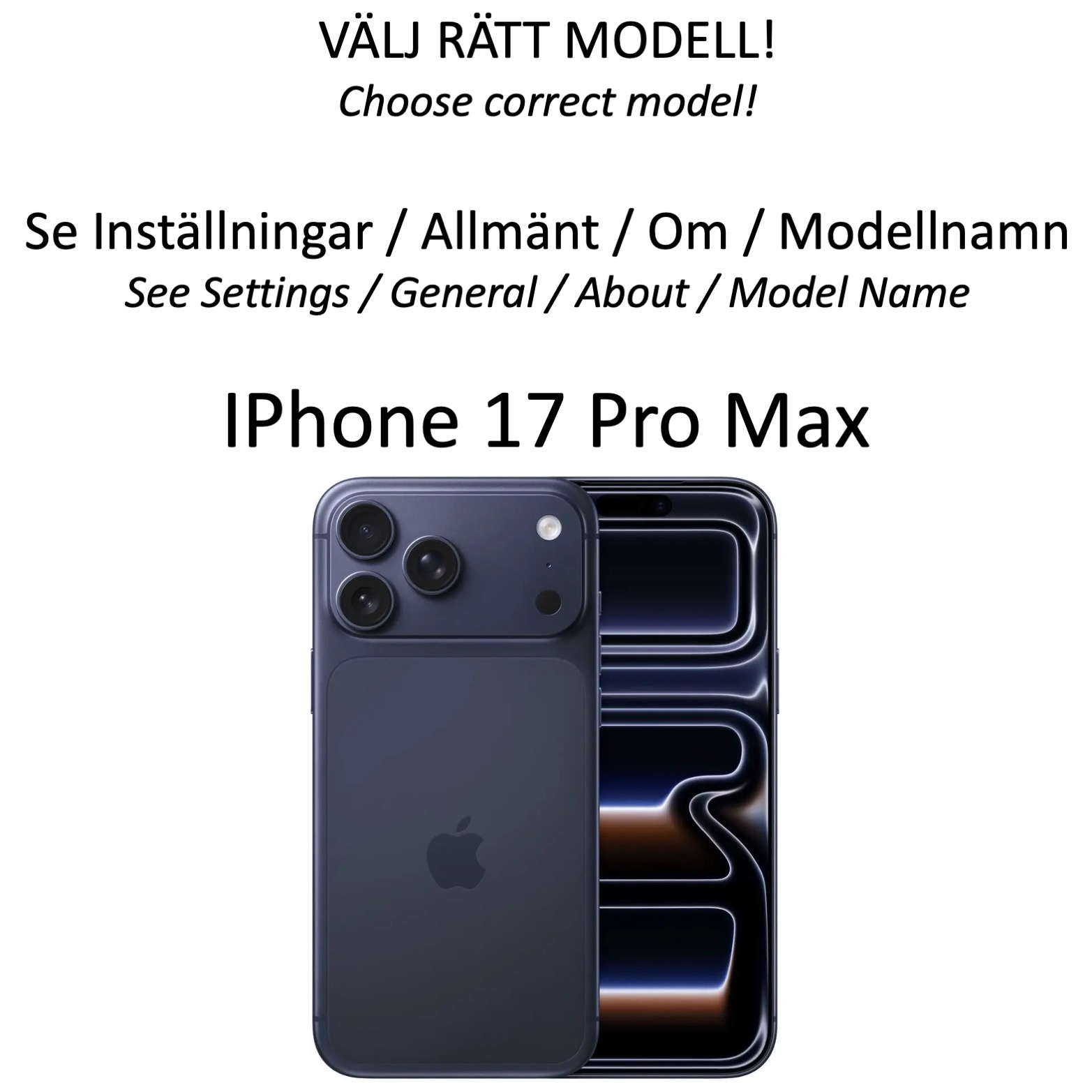 1SWEDEN skal korthållare för iPhone 17 Pro Max - mobilskal grå - 2