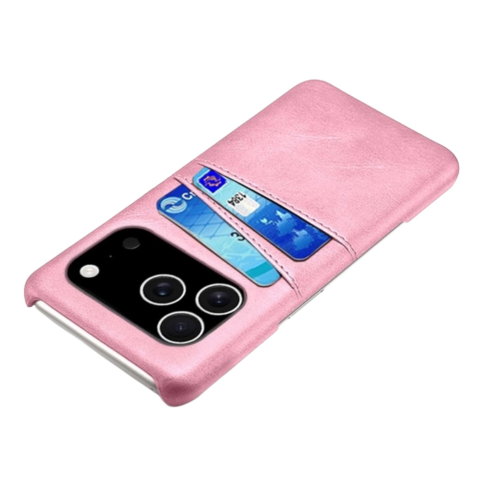 1SWEDEN skal korthållare för iPhone 17 Pro Max - mobilskal rosa - 3