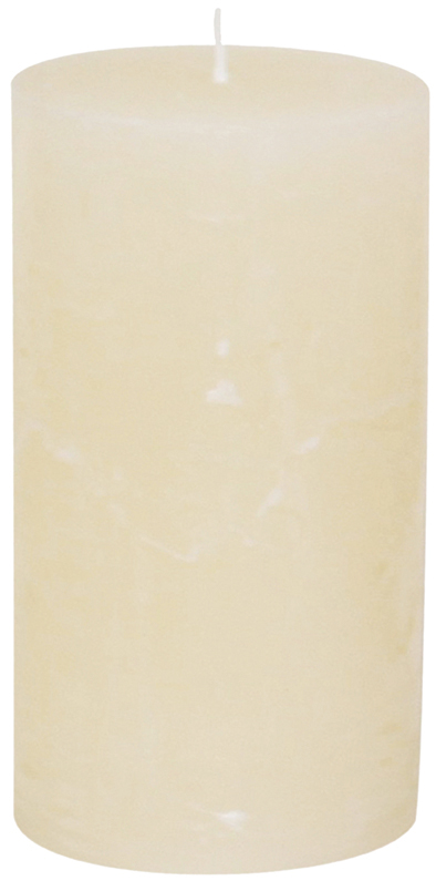 Premium Rustikkerze Champagner | Ø 68 x H 130 mm