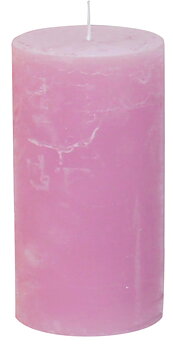 Gies Premium Rustikkerze Rosa | Ø 68 x H 130 mm