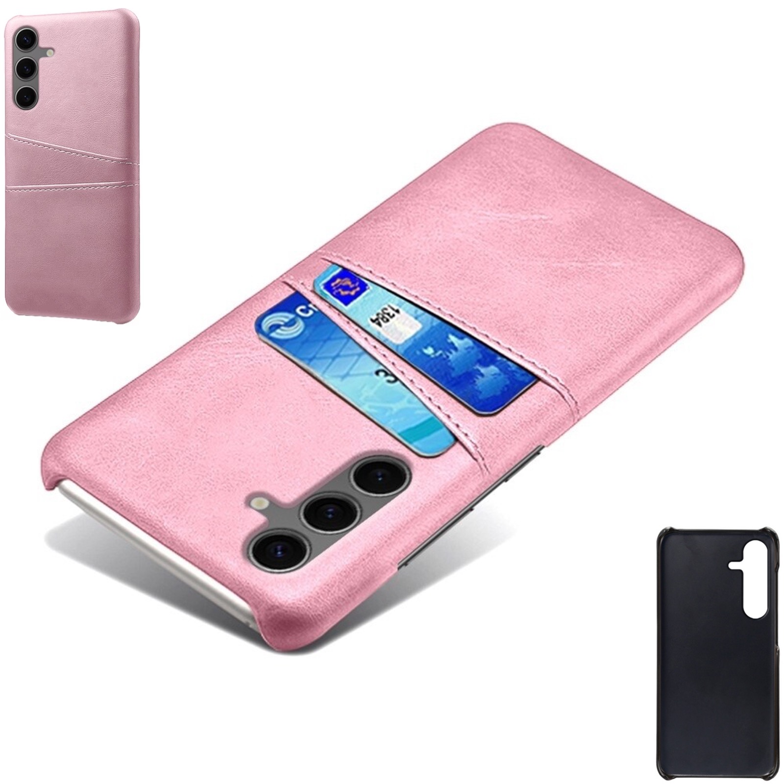 1SWEDEN skal korthållare för Samsung Galaxy A17 mobilskal rosa