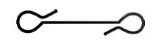 Heavy duty hooks for ice fishing. Hook at both ends used between pirk and hook. 10-pack
