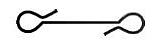 Heavy duty hooks for ice fishing. Hook at both ends used between pirk and hook. 10-pack