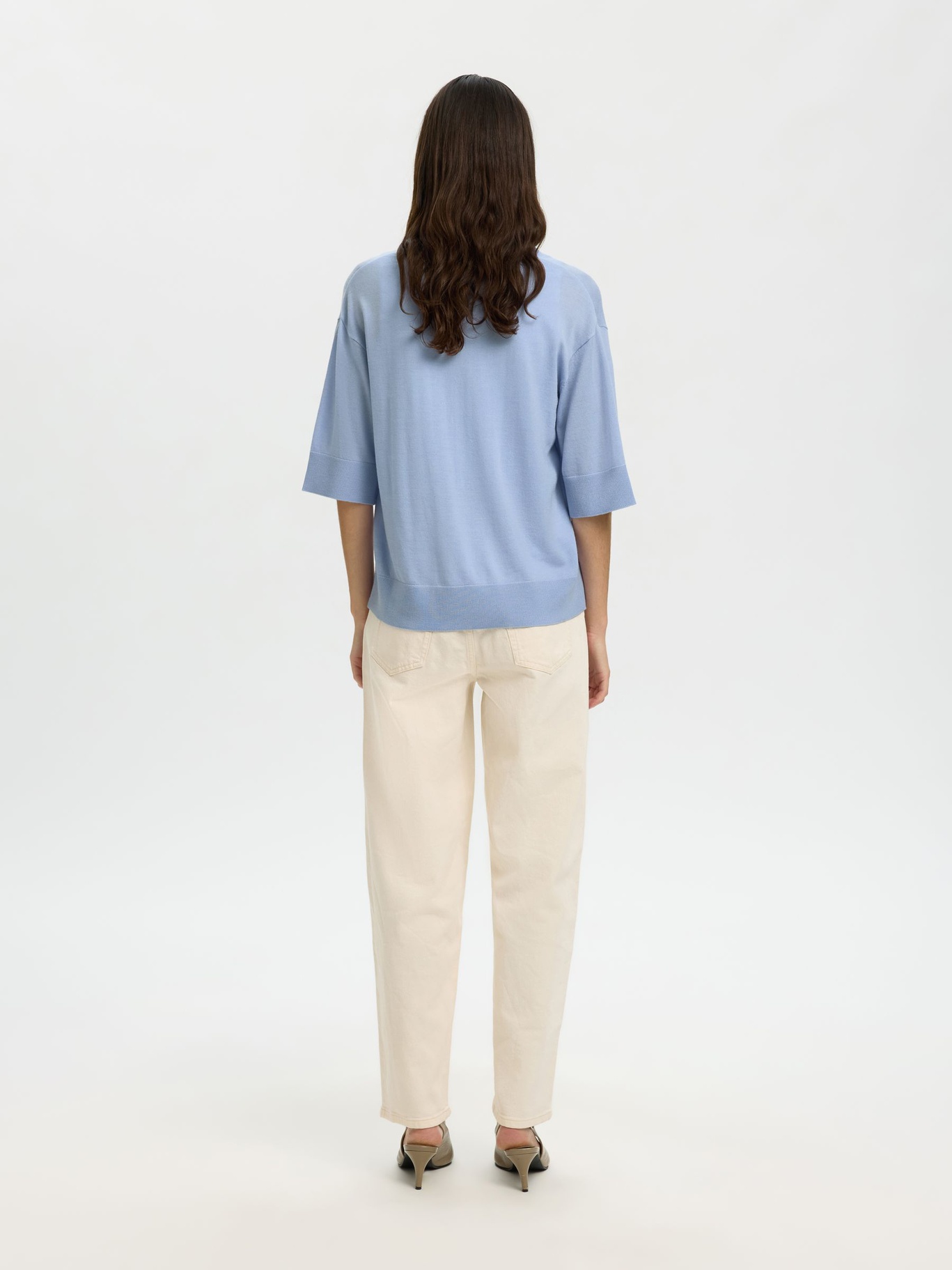 Selected Femme Thea Merino V-neck Knit - 4