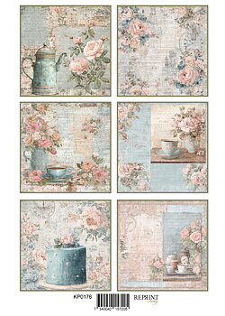 Papper Klippark -  Quiet Moments Tags-  A4