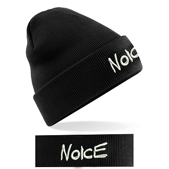 NOICE - BEANIE, WHITE LOGO
