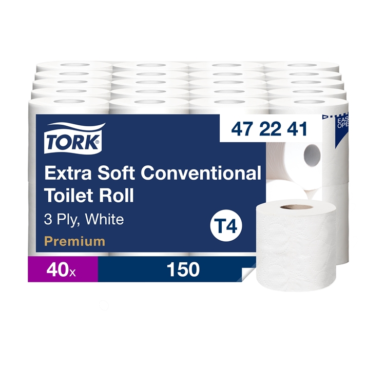 Wc-paperi T4 soft 3-krt.valk/40 472241