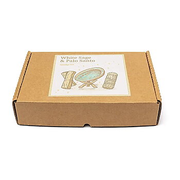 Smudge set vit salvia & Palo Santo