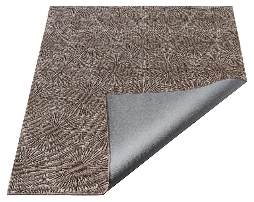 Amelia beige gummerad stor matta - 2