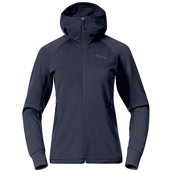 Rabot Merino Tech Midlayer Hoodie Navy Blue Dam FF