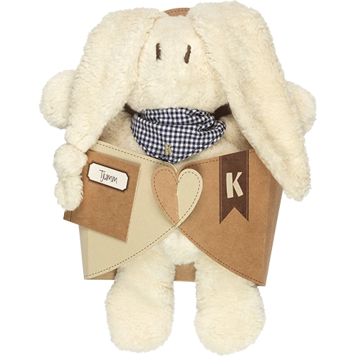 Ekologiskt mjukdjur Kanin - Tjumm navy-beige  från Keptin Jr - 3