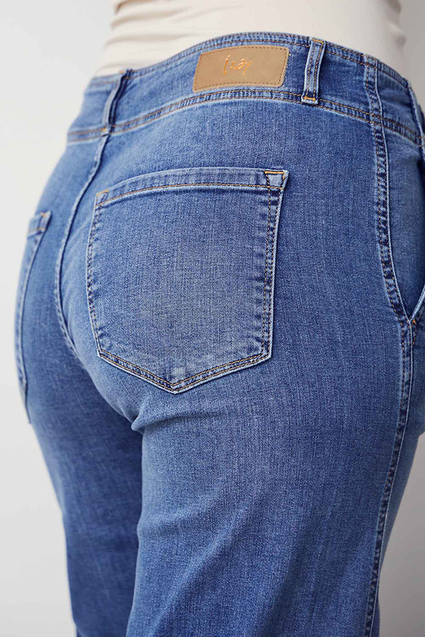 Isay - Como New Wide Jeans Mid Denim Wash - 6
