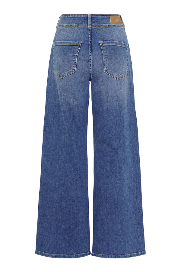Isay - Como New Wide Jeans Mid Denim Wash - 8