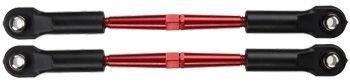 Traxxas Turnbuckles Styrstag Komplett 96mm Aluminium Röd (2)