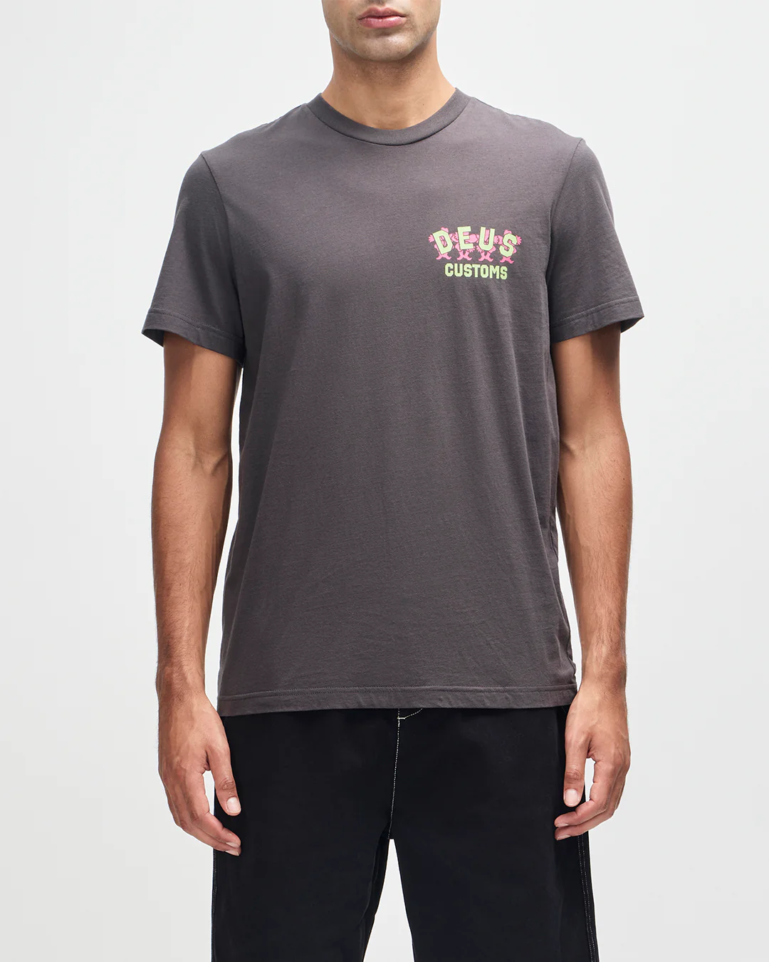Deus t-shirt Fancy Pansy anthracite